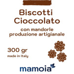 Biscotti cioccolato e mandorle 300 gr