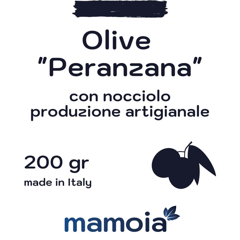Olive -Peranzana- condite 200 gr